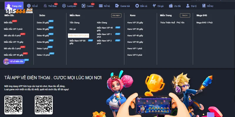 Hướng dẫn cách tham gia xổ số miền Nam tại S666