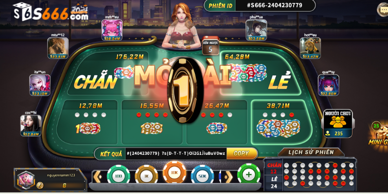 Hướng dẫn quy trình tham gia chơi game xóc đĩa S666