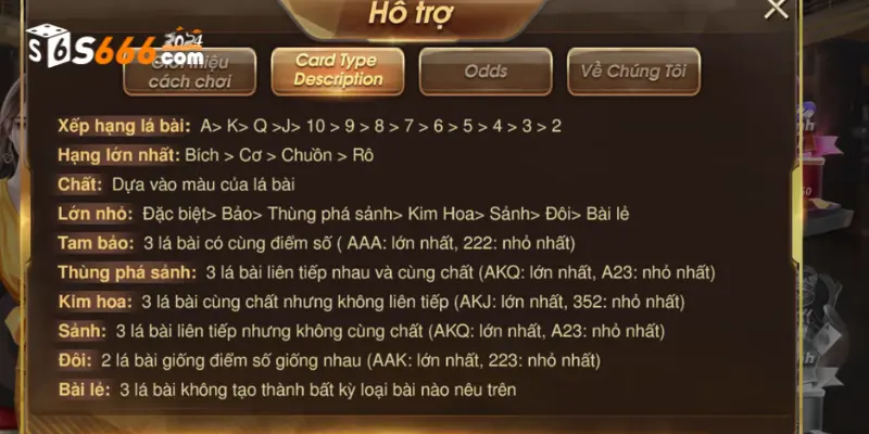 Các thế bài đặc biệt trong đánh Liêng