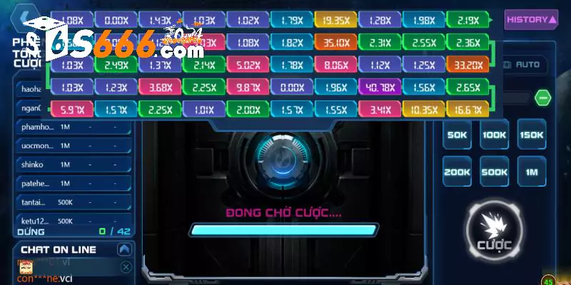Sử dụng bảng lịch sử kết quả