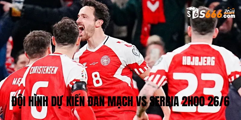 Đội hình dự kiến Đan Mạch vs Serbia trận đấu lúc 2h00 26/6