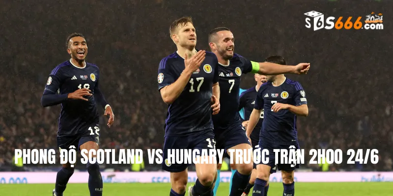 Phong độ trước trận của hai đội bóng Scotland vs Hungary